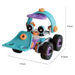 DIY Soft Rubber Building Puzzle Truck Toy Set For Kids - Image 3