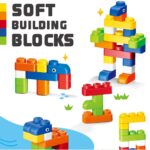 Silicone Soft Rubber Building Blocks For Baby (60 PCS) - Image 2