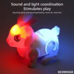 Baby Flashing Led Light up Toys Rabbit Talking Dolls for Kids