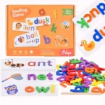 Wooden English Alphabet Cognition Spelling Puzzle Toy
