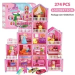 Miniature Furniture Villa Princess Castle Play Set - Image 2