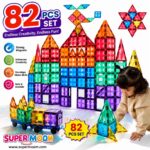 82 PCS-Educational Magnetic Tiles, Building Blocks for Kids