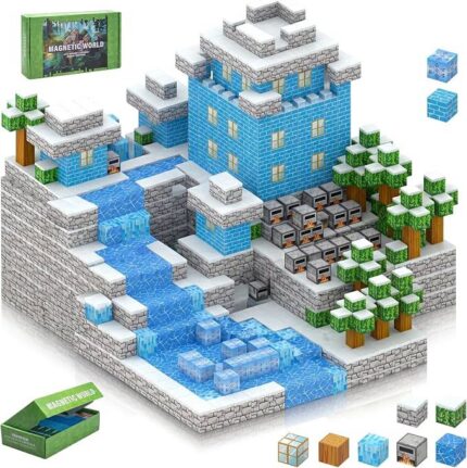 Magnetic Building Block Cubes Sets Learning Toys (200 Pcs Set)