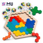 Early Educational Toys Wooden Shape Development Brain Stereoscopic Cartoon Puzzle Toys
