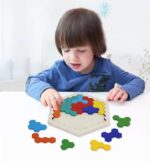 Early Educational Toys Wooden Shape Development Brain Stereoscopic Cartoon Puzzle Toys - Image 2