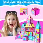 Magnetic Tiles 48PCS Magnetic Building Blocks