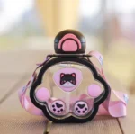 Cute Cartoon Cat Paw Plastic Water Bottle (Black 520ML)