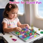 58 PCS- Magnetic Building Blocks Travel Set(FREE 2 mini (SPORT CAR) - Image 3