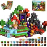 Magnetic Building Blocks-Minecraft-Inspired Magnet Cubes for Kids (200 PCS )