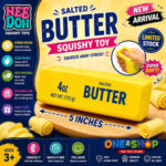 Squeezable Butter Sticks 4 Oz Soft Stress Relief Toy (4-PCS) - Image 4