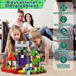 Magnetic Building Blocks-Minecraft-Inspired Magnet Cubes for Kids (200 PCS ) - Image 2