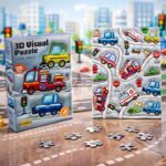 120-PCS-3D Visual Puzzle (Traffice Theme)