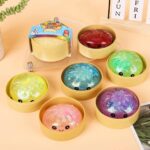 2 Pcs Mini Blind Box Cartoon Gliters Squeeze Toy - Image 2