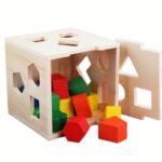 Classic 15-pcs Geometric Wooden Toy for Kids - Image 2