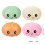 Colorful Cute Dumpling TPR Squeeze Toy -1 PCS - Image 3