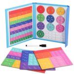 Magnetic Fraction Educational Puzzle Demonstration Book