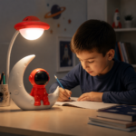 3in1 Astronaut Moon Night Light Desk Lamp